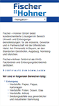 Mobile Screenshot of fischer-hohner.de
