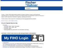 Tablet Screenshot of fischer-hohner.de